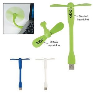 USB Two Blades Mini Flexible Fan