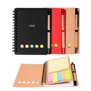 Micro Sticky Notebook With Pen