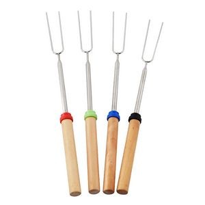 Wooden Handle Barbecue Roasting Sticks