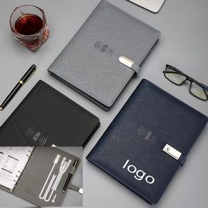 Business Journal Notebook With Power Bank