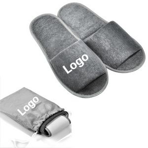 Foldable Disposable Slippers with Pouch