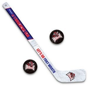 Mini Hockey Stick & 2 Pucks