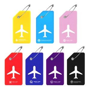 Airplane Silicone Luggage Tags