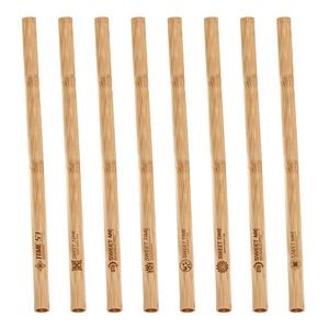 Bamboo Straw With Cleaning Brush