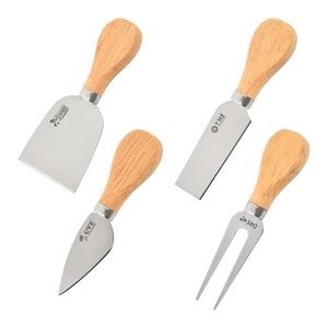4 Pieces Cheese Knife Set