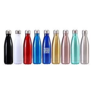 17 Oz. Vacuum Insulated Stainless Steel Sport Bottle