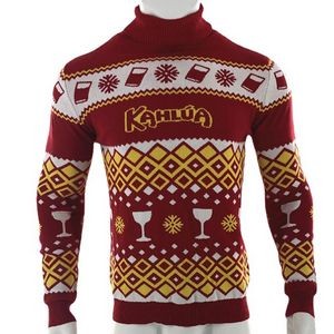 Custom Christmas Pullover Turtleneck Ugly Sweater