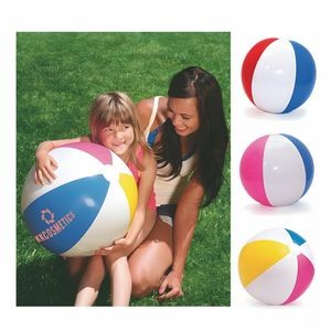 18" Multi-Color Inflatable PVC Beach Ball