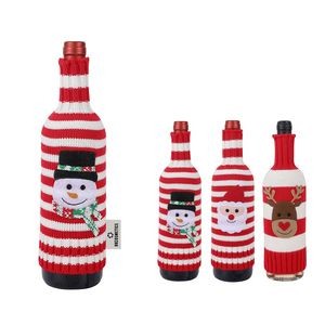 Christmas Sweater Knitted Wine Bottle Cover