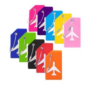 Airplane Silicone Luggage Tags