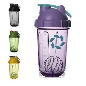 17Oz Capsule Shape Protein Shaker Cups w/Mix Ball
