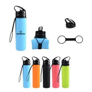 16oz. Outdoors Silicone Collapsible Water Bottles