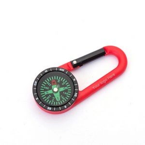 Multifunctional Carabiner Compass Snap Hook Keychain