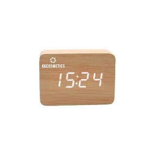 Electronic Bamboo Alarm Clock