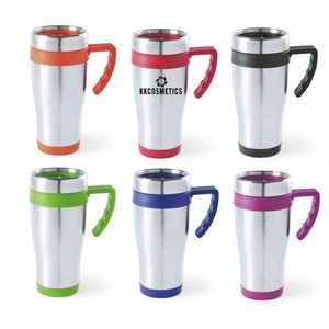15OZ Insulated Stainless Steel Travel Tumblers w/ Handle+A45:O45
