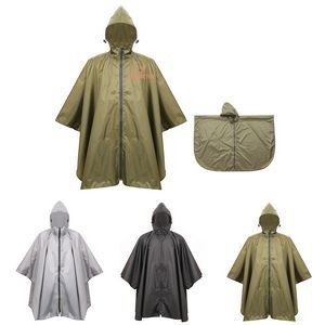Zippered Pacific Packable Rain Ponchos