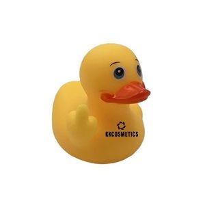 Provocative Miidel Finger Yellow Rubber Duck