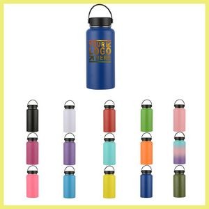 32Oz. Vacuum Insulated Stainless Steel Sports Water Bottle