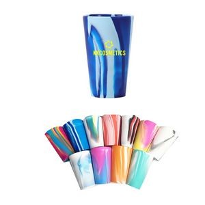 18 oz Colorful Folding Silicone Cup