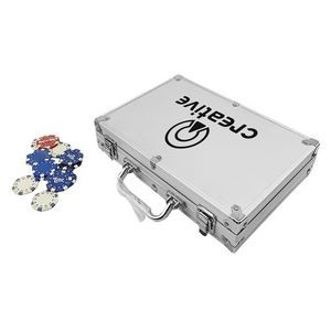 200Pcs Aluminium Poker Chip Box