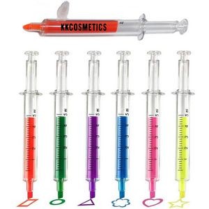 Premium Thin Syringe Highlighter Pen