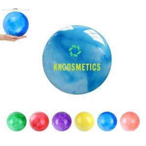 9 Inch Inflatable Marble Color Bouncing Ball