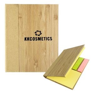 Bamboo Cover Sticky Notebook