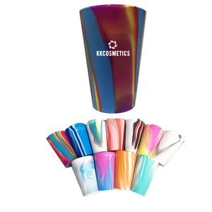 12 Oz Colorful Folding Silicone Cup