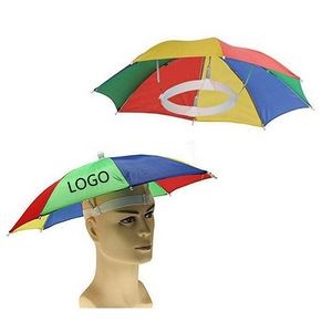 Multicolor Rainbow Umbrella Hats Cap