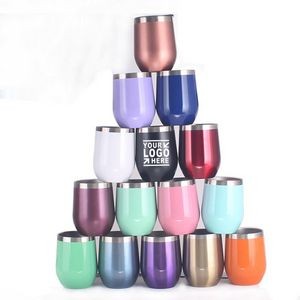 12 Oz. Vacuum Insulated Stainless Steel Stemless Cup