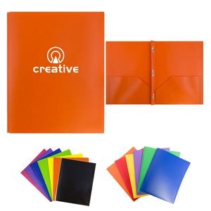 2 Pockets Portfolio Folder with Business Card Slot