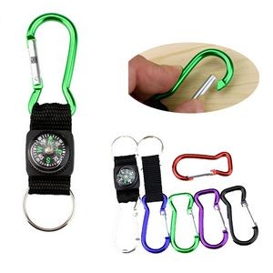 Busbee Carabiner with Compass