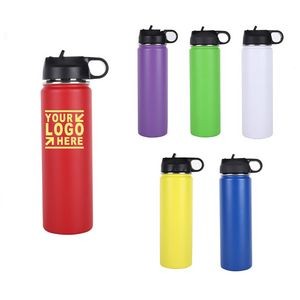 40 Oz. Double Wall Stainless Steel Thermal Bottle w/ Handle