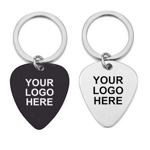 Stainless Steel Guitar Picks/Key chains