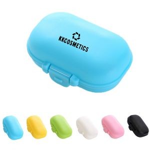 Portable Pill Case with 4 Compartments