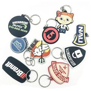 Soft PVC Keychains Of Various Shapes