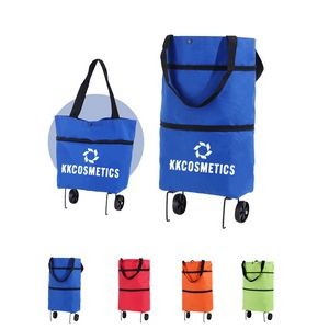 Foldable Shopping Bag With Wheels