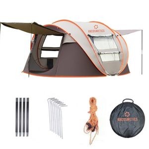 5-8 Person Pop Up Camping Tent w/ Double Doors