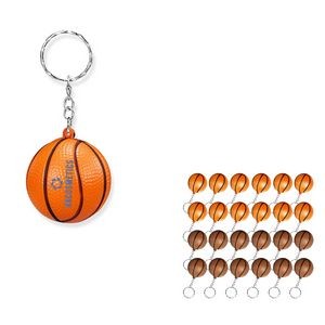 Basketball Stress Reliever Key Chain