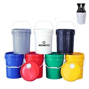 Customized 5 Gallon Plastic Bucket Pail with Lid/Handle