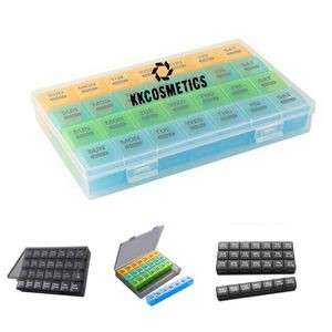 Monthly Pill Organizer 28 Day Pill Box