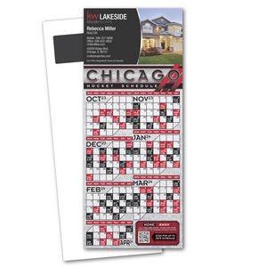 Hockey Schedule Magnetic Stick Up Card