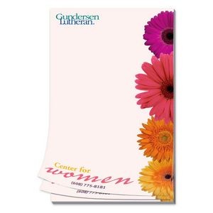 Paper Note Pad 3 1/2 x 5 1/2, 50 pages, w/mag 4CP