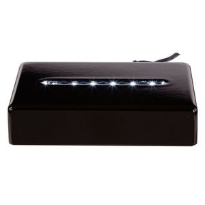 Deluxe Black Rectangle Lighted Base