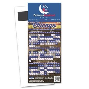 Baseball Schedule Magnetic Stick Up Card