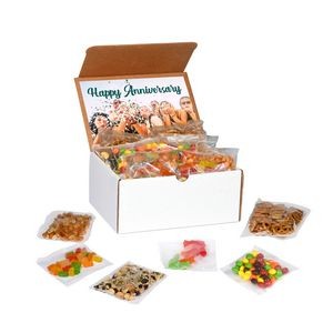 12 pack Sweet and Salty Snack Box with Label