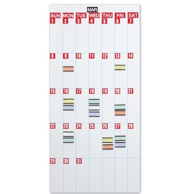 Modular Calendar Board - No Track (48"x18")