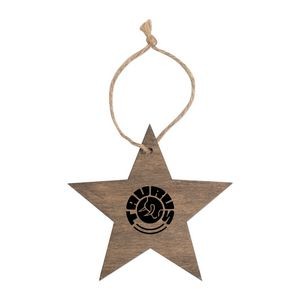 Star Wooden Ornaments