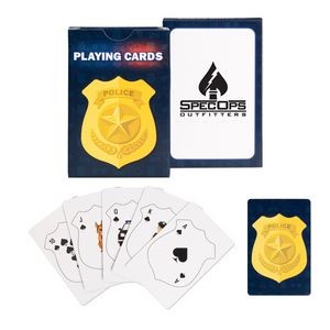 Police Safety Playing Cards