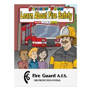 Learn About Fire Safety Stickers Book